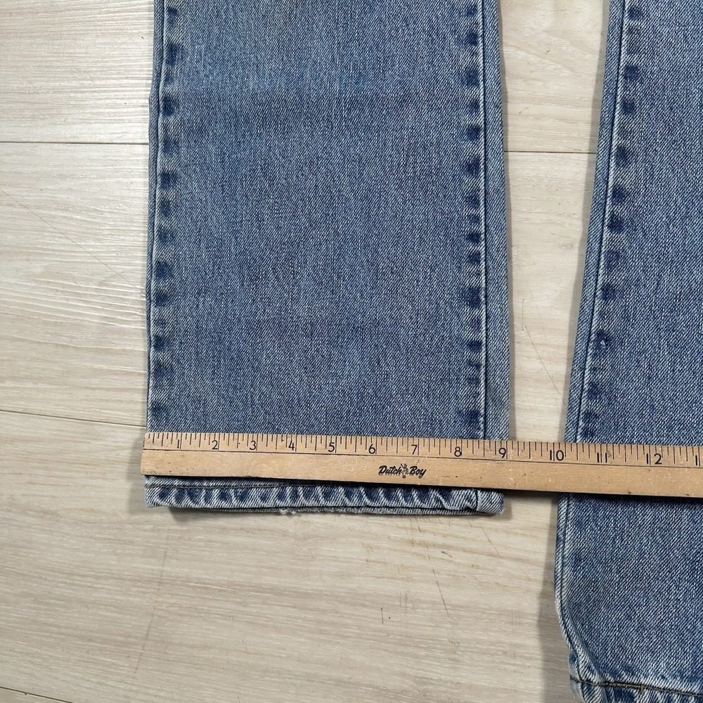 VTG Levis 517 Jeans Mens 32x32 Blue Boot Cut Light Wash Denim Western Rockabilly - Picture 7 of 8